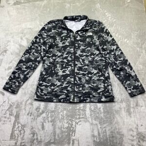 The North Face Novelty Cinder Camouflage Full Zip Jacket Women L Outdoor Grunge